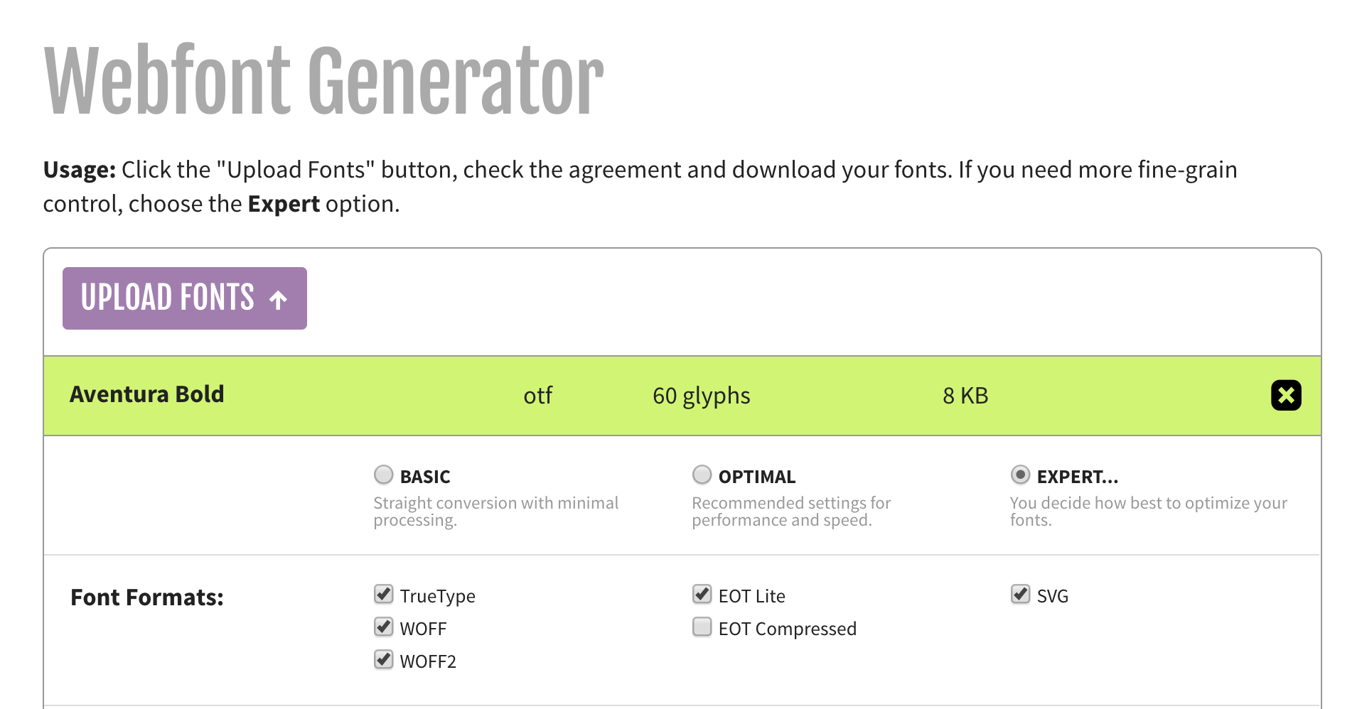 วิธีใช้ฟอนต์ที่ดาวน์โหลด