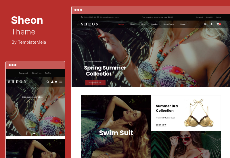 Sheon Theme - многоцелевая тема WooCommerce