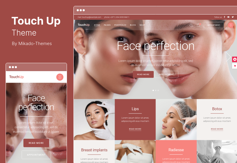Thème Retouche - Thème WordPress Chirurgie Esthétique et Plastique
