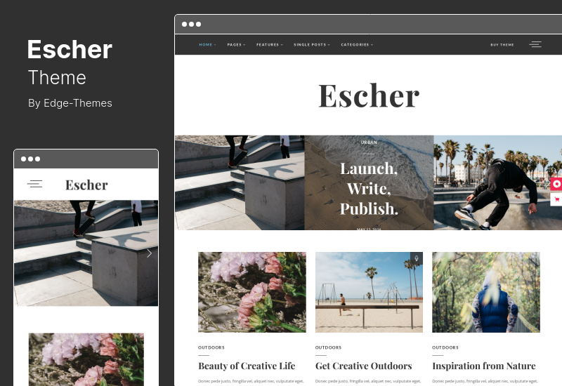 Tema Escher - Tema WordPress para Blog