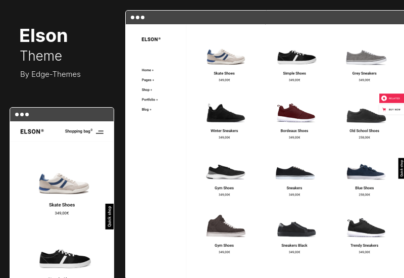 Elson テーマ - モダンショップ WooCommerce テーマ