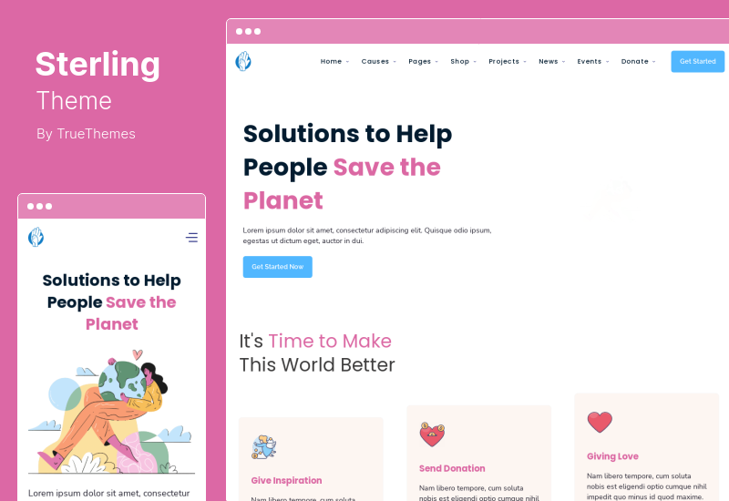 Sterling Theme – Wohltätigkeits- und Spenden-WordPress-Thema
