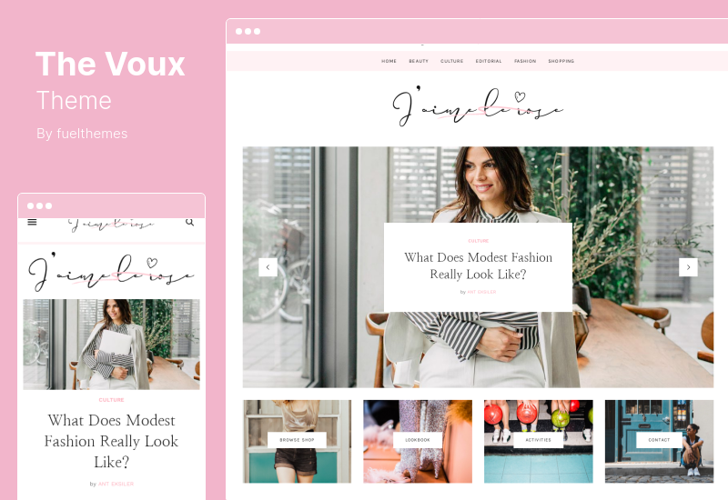 Das Voux-Theme - Ein umfassendes WordPress-Theme für Zeitschriften