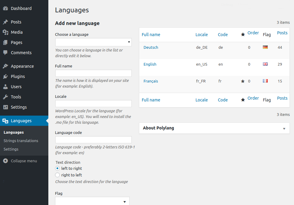 Polylang 与 WPML 争夺 2023 年最佳多语言插件 75 polylang vs wpml number of available languages 1