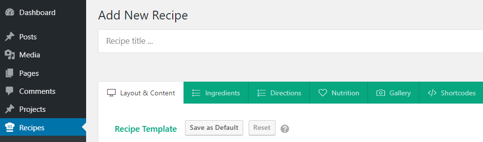 Die neuen Registerkarten in Ihrem Editor.