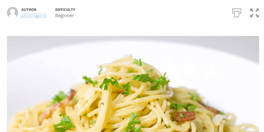 Teil deines neuen Rezepts.