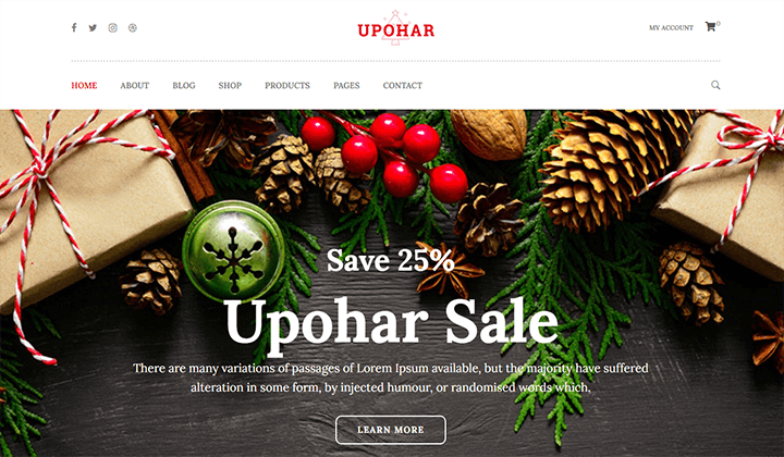 9 Tema WordPress Terbaik untuk Natal tahun 2022 4 WordPress themes for Christmas
