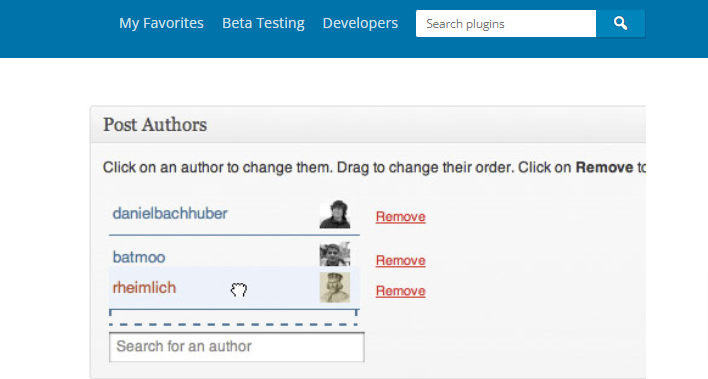 Coautor Plus: complementos para blogs de varios autores