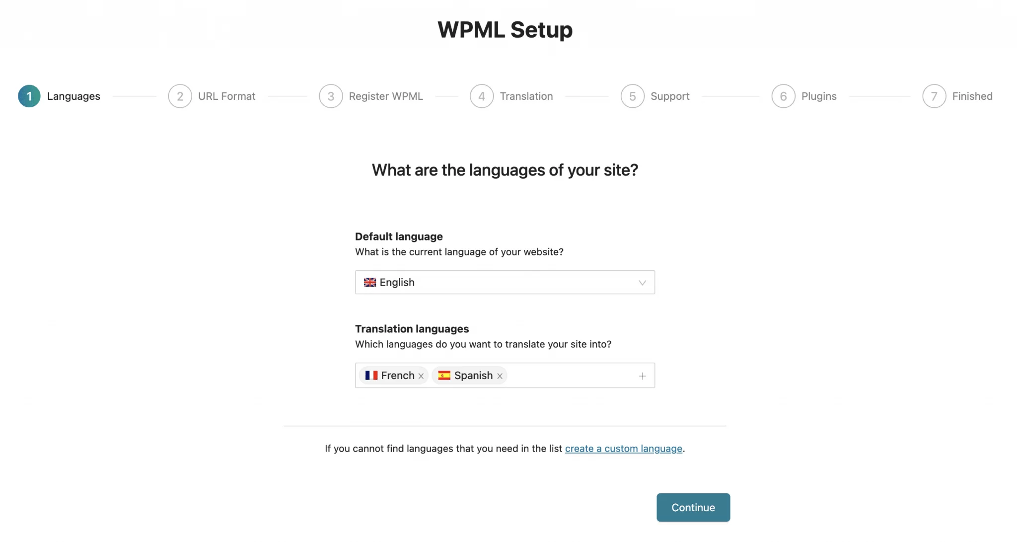 WPML - 2023 Bu Harika Eklentiyi WordPress 74'e Kurmak İçin En Yeni Talimat define your site's languages