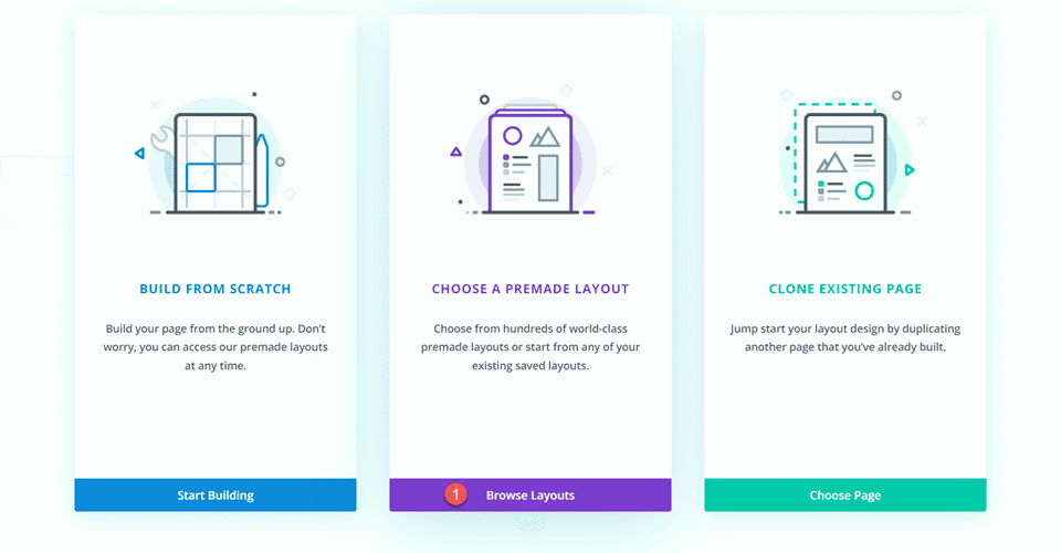 Divi Fullwidth Header Gradient Background Layout 2 Обзор макетов