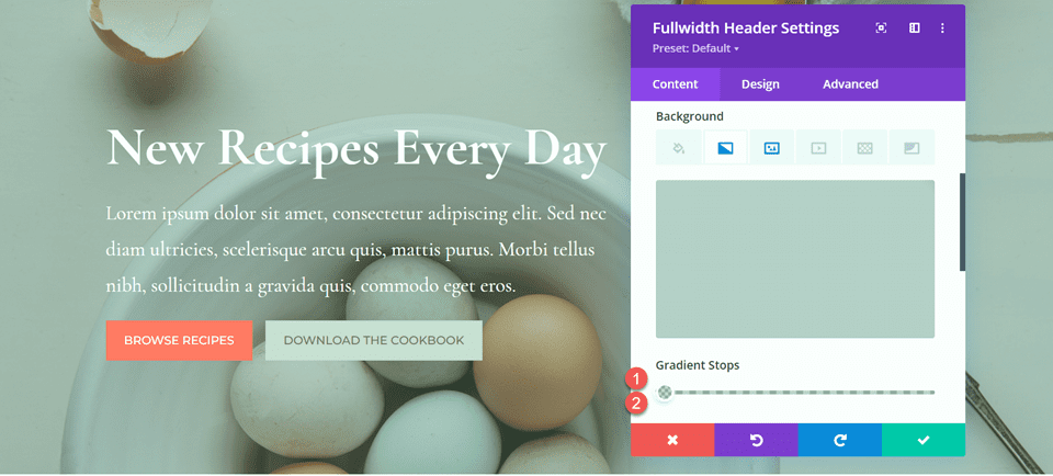 Divi Fullwidth Header Gradient Background Layout 1 Градиент фона