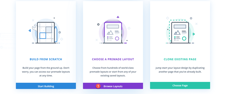 Divi Fullwidth Header Gradient Background Layout 1 Обзор макетов