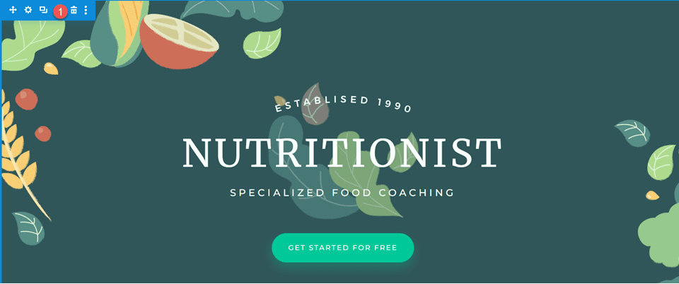 Divi Fullwidth Header Gradient Background Layout 2 Удалить макет
