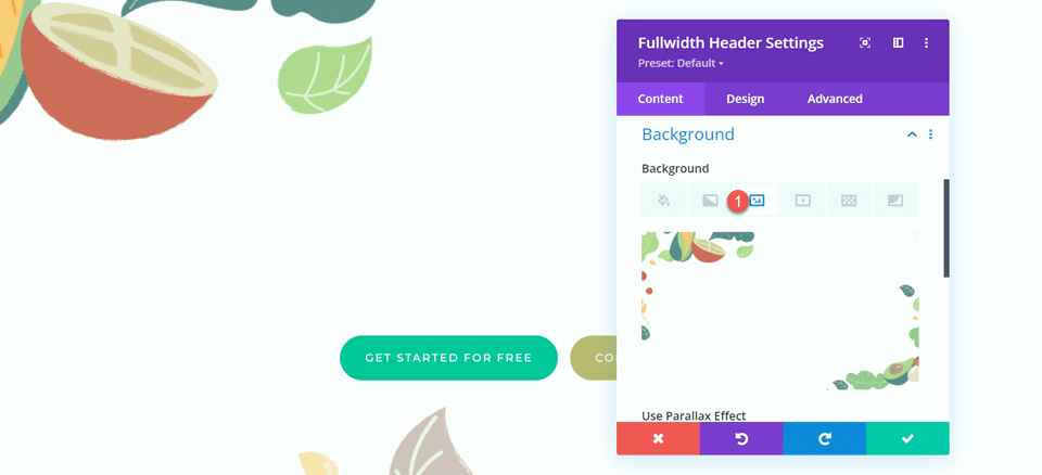 Divi Fullwidth Header Gradient Background Layout 2 Фоновое изображение