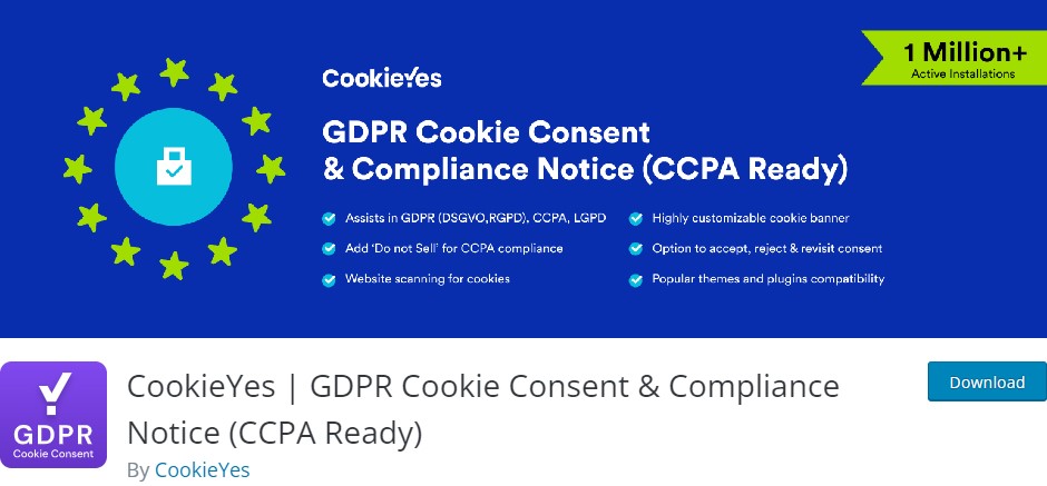 쿠키예 | GDPR 쿠키 동의 및 준수 고지