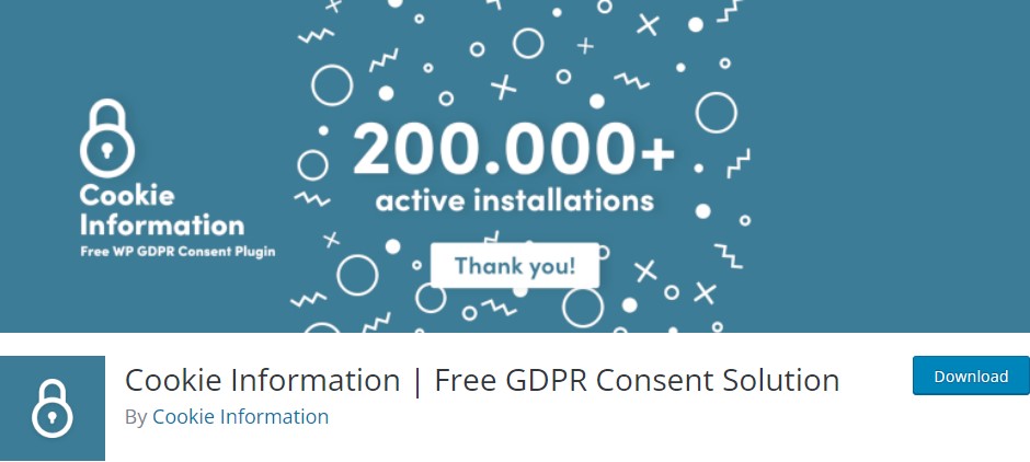 쿠키 정보 | 무료 GDPR 동의 솔루션
