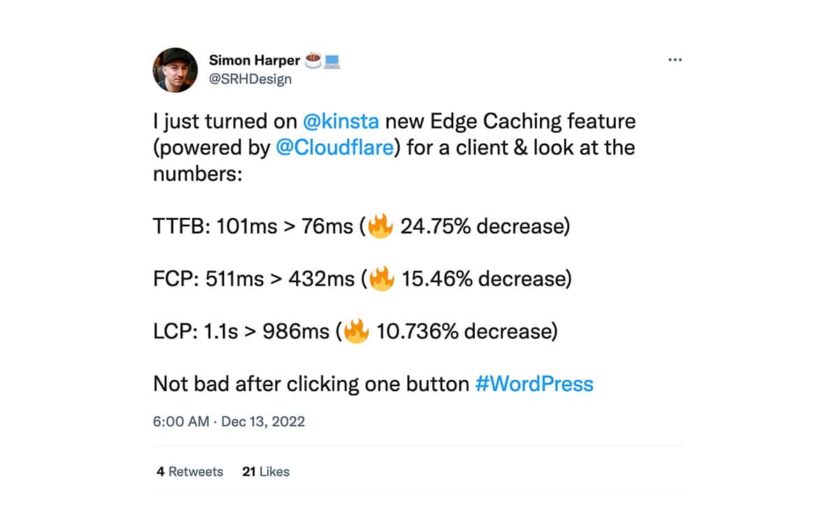Simon Harper'dan bir tweet'in ekran görüntüsü.