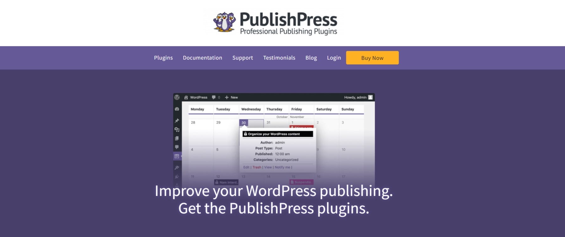 PublishPress Redaktionskalender-Plugin