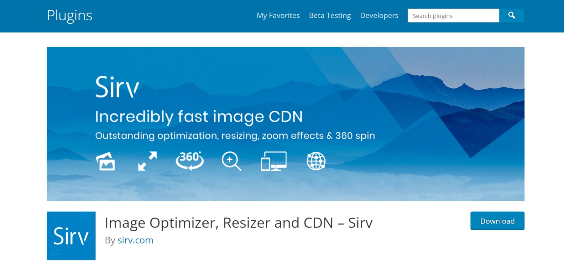Sirv WordPress Bild-SEO-Plugin
