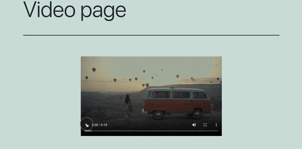 معاينة مقطع الفيديو