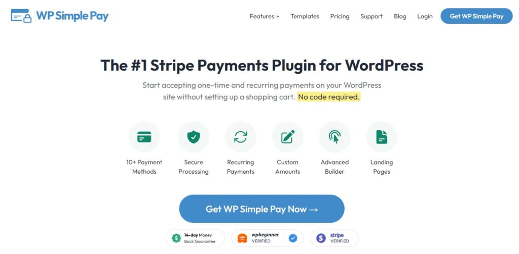 WP Simple Pay는 WooCommerce에서 Google Pay를 설정합니다.