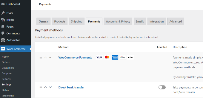 gotothepaymentstabinwoocommerce - SeedProd WooCommerce payments