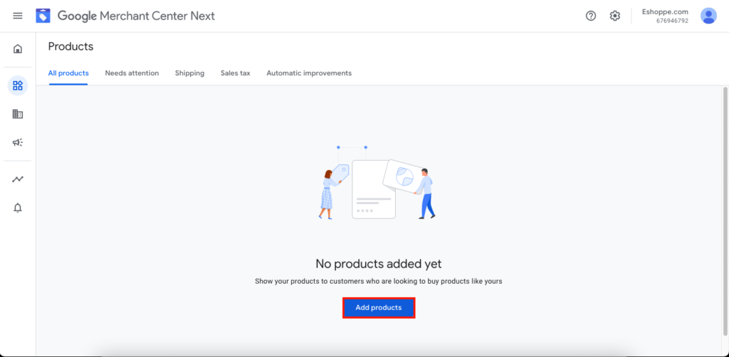 Tambahkan produk ke Google Merchant Center