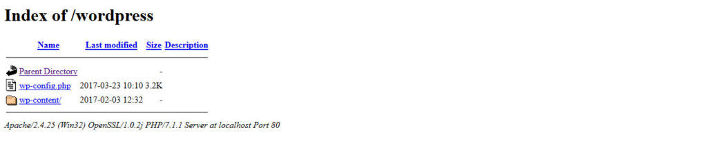 파일 삭제 후 사라진 사이트