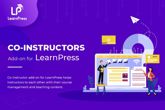 Pengaya LearnPress: Koleksi Gratis dan Premium 88 co instructors add on for learnpress