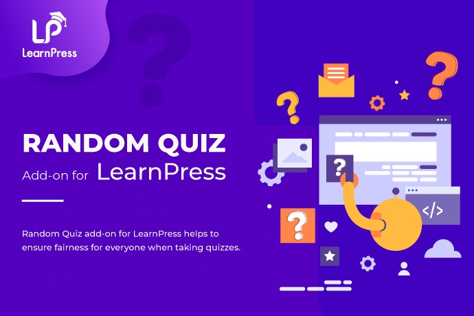 Pengaya LearnPress: Koleksi Gratis dan Premium 100 random quiz add on for learnpress