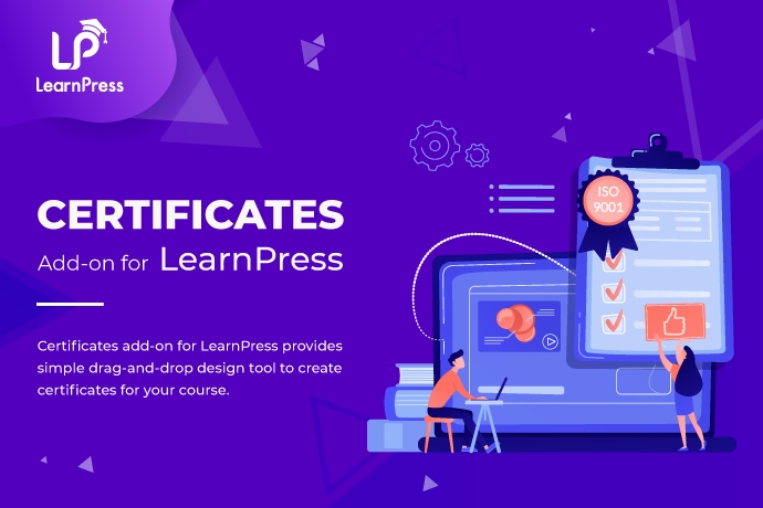 Pengaya LearnPress: Koleksi Gratis dan Premium 85 certificates add on for learnpress
