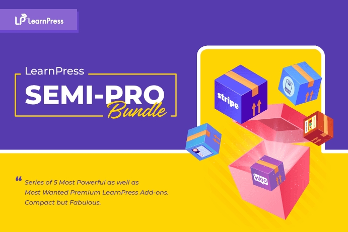 Pengaya LearnPress: Koleksi Gratis dan Premium 82 learnpress semi pro bundle