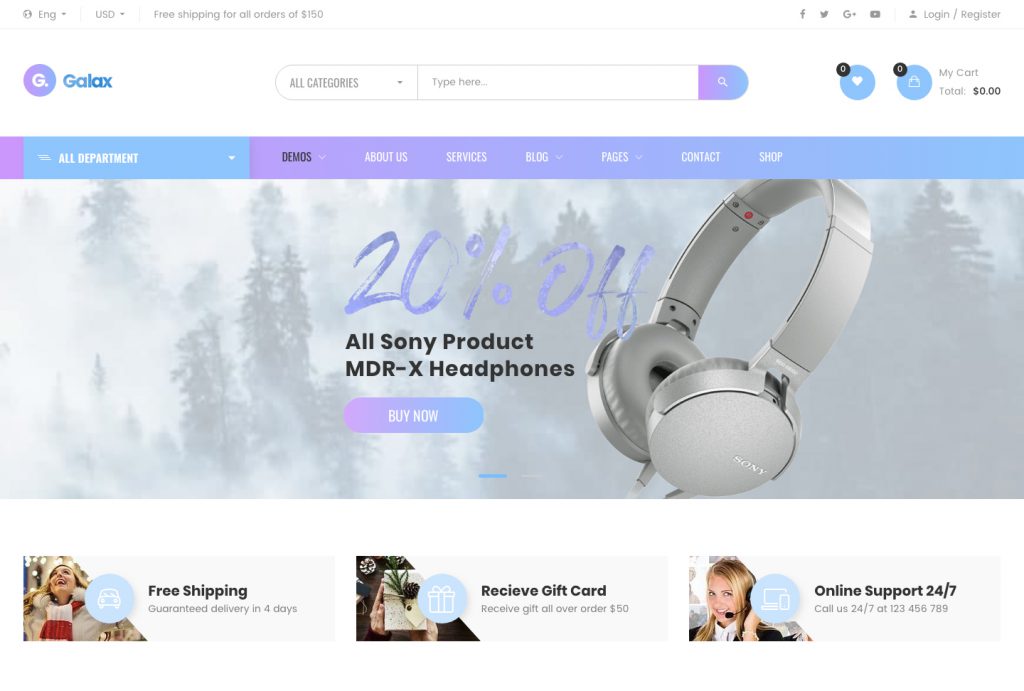 2023年最高のWordPress eコマーステーマ 71 WordPress e-commerce themes