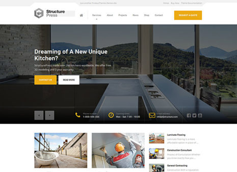 I migliori temi di costruzione per WordPress 2023 80 Best Construction Themes