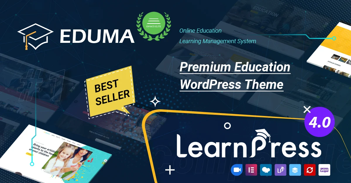 Top 10 cele mai populare și cele mai bune teme WordPress în 2023 71 eduma lms & education wordpress theme