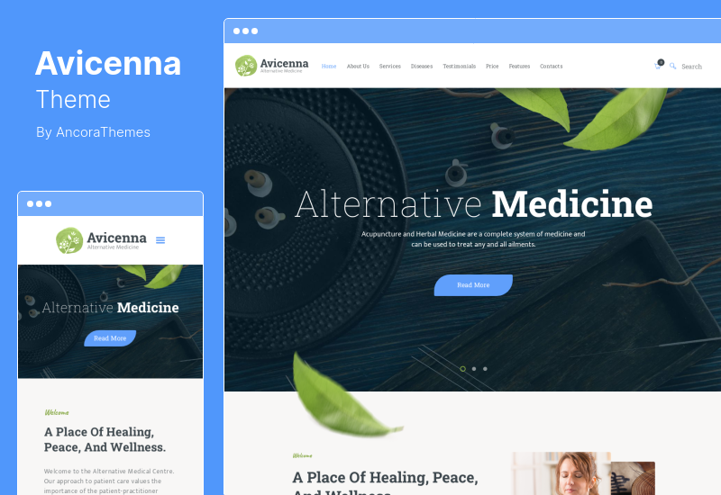 Thème Avicenne - Thème WordPress pour docteur en médecine populaire alternative