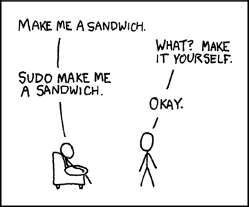 sudo 不要在家裡嘗試這個