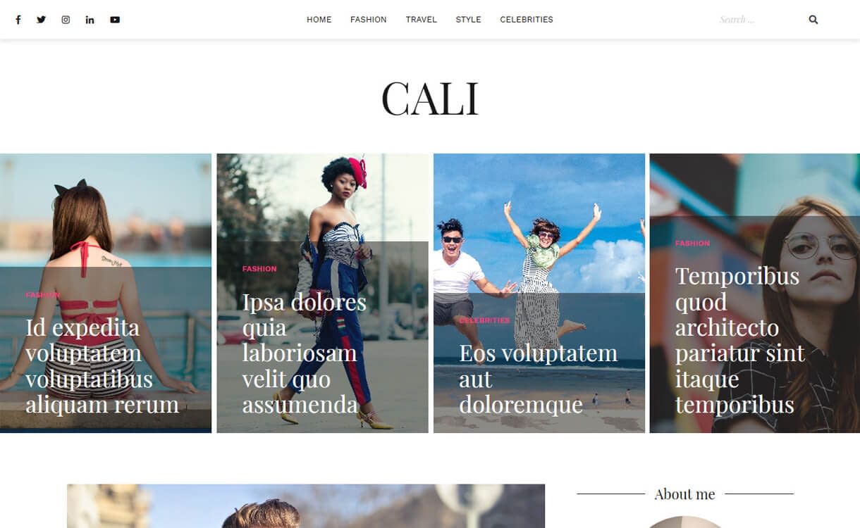 Thèmes WordPress simples - Le meilleur pour votre 2023 74 cali wordpress theme