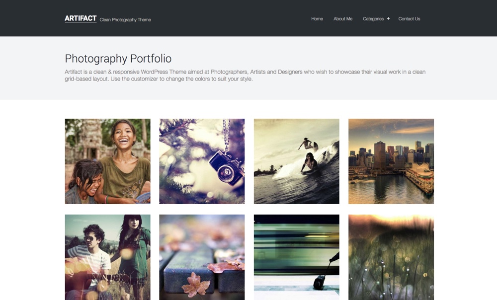 Thèmes WordPress simples - Le meilleur pour votre 2023 81 photography theme