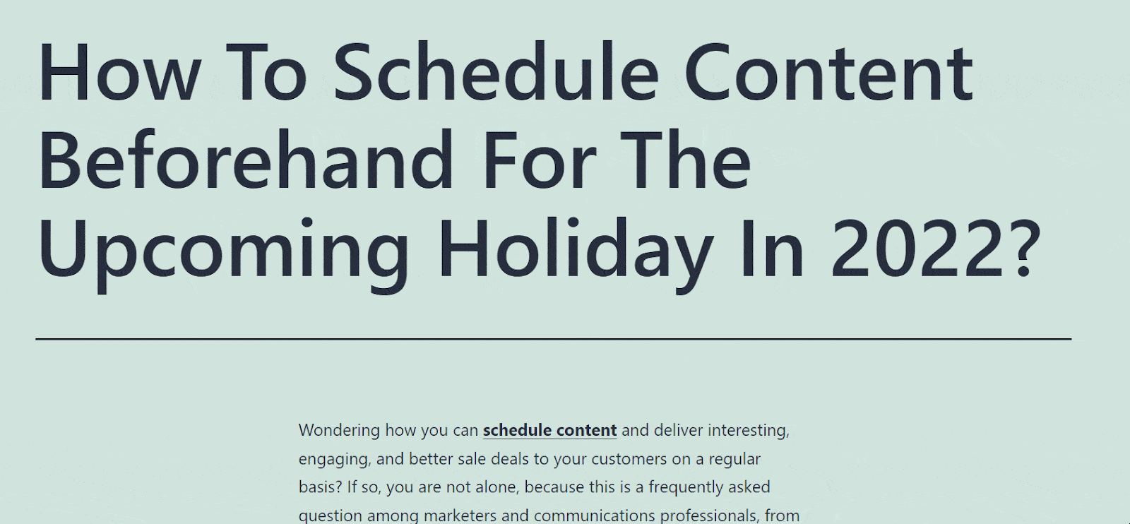 Запланировать обновление Schedule An Update