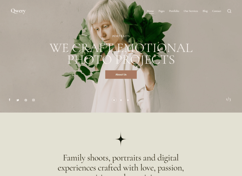 Qwery | Tema WordPress e WooCommerce aziendale multiuso