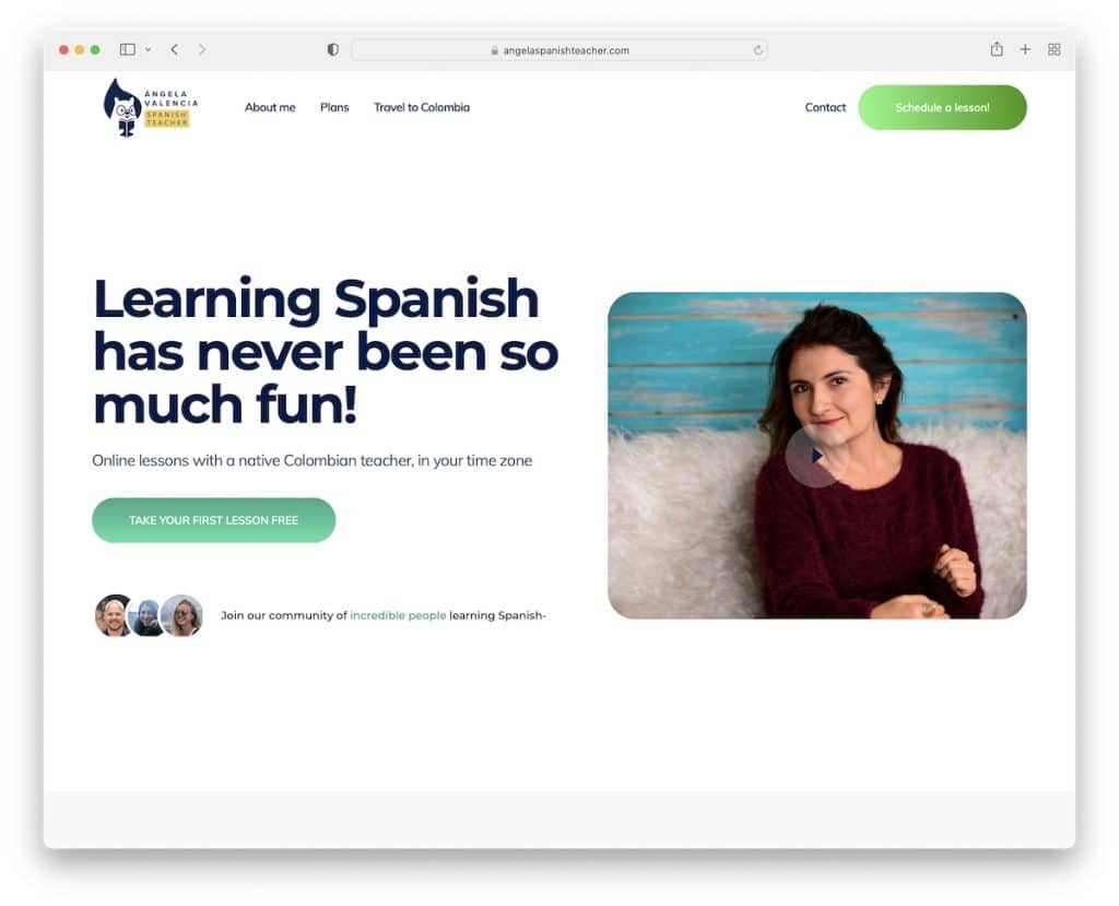 sito web insegnante angela valencia