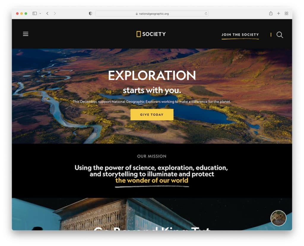 ulusal coğrafi toplum kar amacı gütmeyen web sitesi