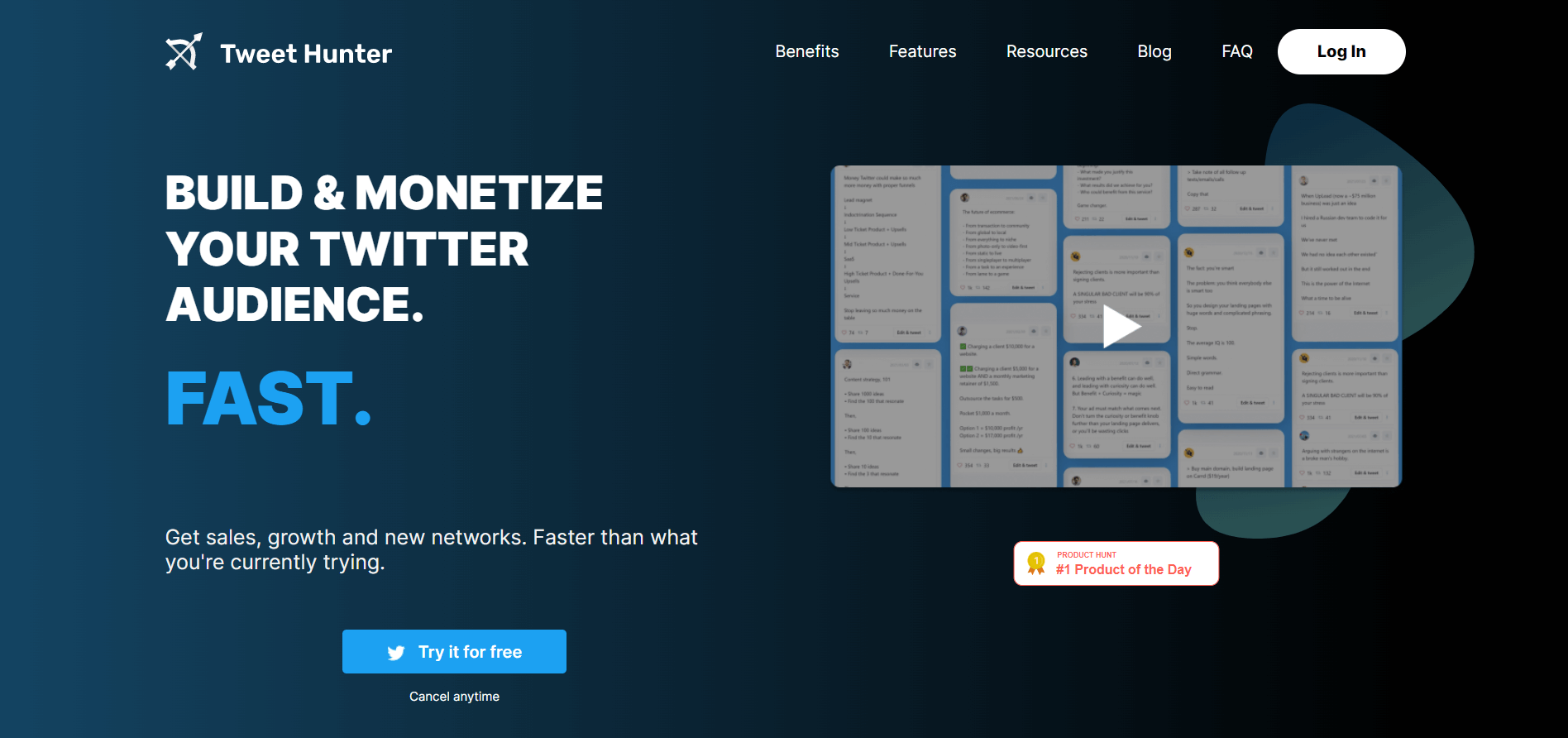 Tweet Hunter- Instrument generator de Tweet