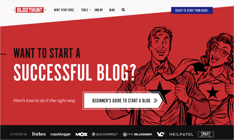blogtyrant - IsItWP - 免費的 WordPress 主題檢測器 BlogTyrant