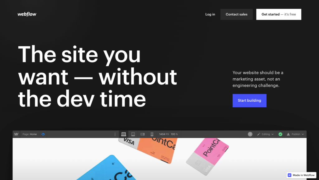 8 ผู้สร้างเว็บไซต์ฟรีที่ดีที่สุดเพื่อสร้างเว็บไซต์ของคุณในปี 2023 8 webflow 43