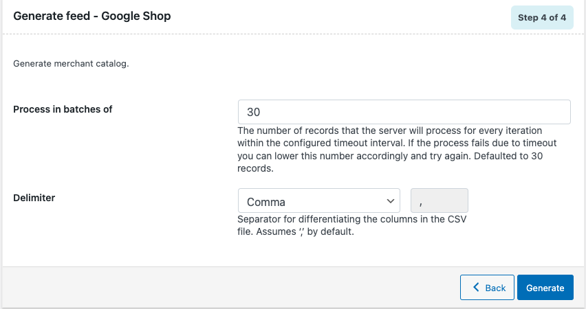 Generați fluxuri de produse WooCommerce pentru Google Shop