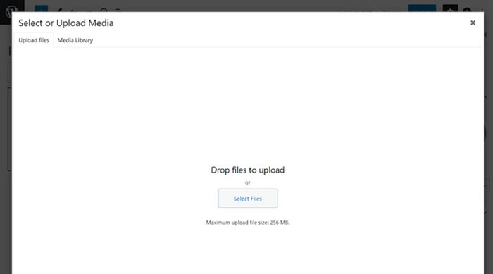 ไลบรารีสื่อ WordPress