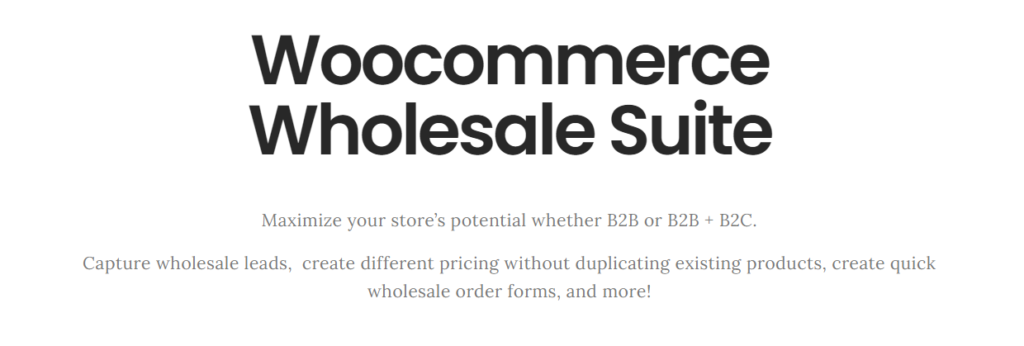 8 ปลั๊กอินขายส่ง WooCommerce ที่ดีที่สุด 8 WooSuite