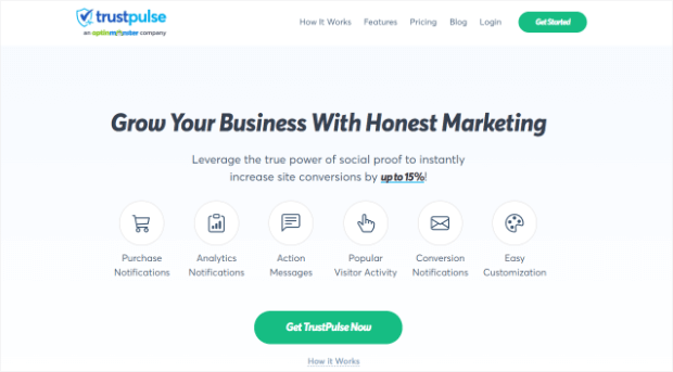 หน้าแรกของ trustpulse